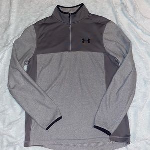 Under Armor Pull over. Light and dark grey- adult medium.